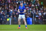 2 February 2025; Cormac McKeogh of Cavan celebrates after scoring two points from a free during the Allianz Football League Division 2 match between Meath and Cavan at Páirc Tailteann in Navan, Meath. Photo by Tyler Miller/Sportsfile