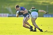 2 February 2025; Brian O'Connell of Cavan in action against Eoin Harkin of Meath during the Allianz Football League Division 2 match between Meath and Cavan at Páirc Tailteann in Navan, Meath. Photo by Tyler Miller/Sportsfile