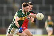 2 February 2025; Paudie Clifford of Kerry and Mark Doherty of Derry during the Allianz Football League Division 1 match between Derry and Kerry at Celtic Park in Derry. Photo by Stephen McCarthy/Sportsfile