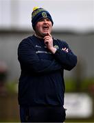 2 February 2025; Roscommon manager Davy Burke during the Allianz Football League Division 2 match between Louth and Roscommon at Integral GAA Grounds in Drogheda, Louth. Photo by Ben McShane/Sportsfile