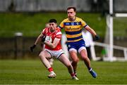 2 February 2025; Val Leddy of Louth in action against Enda Smith of Roscommon during the Allianz Football League Division 2 match between Louth and Roscommon at Integral GAA Grounds in Drogheda, Louth. Photo by Ben McShane/Sportsfile