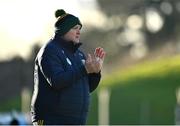 2 February 2025; Meath manager Robbie Brennan during the Allianz Football League Division 2 match between Meath and Cavan at Páirc Tailteann in Navan, Meath. Photo by Tyler Miller/Sportsfile