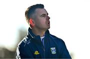 2 February 2025; Cavan manager Raymond Galligan during the Allianz Football League Division 2 match between Meath and Cavan at Páirc Tailteann in Navan, Meath. Photo by Tyler Miller/Sportsfile