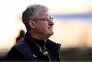 2 February 2025; Mayo manager Kevin McStay reacts after a Mayo attack broke down during the Allianz Football League Division 1 match between Mayo and Galway at Hastings Insurance MacHale Park in Castlebar, Mayo. Photo by Piaras Ó Mídheach/Sportsfile