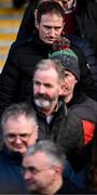 2 February 2025; Former Mayo footballer and current Fine Gael TD Alan Dillon, who is Minister of State at the Department of Enterprise, Trade and Employment, in attendance at the Allianz Football League Division 1 match between Mayo and Galway at Hastings Insurance MacHale Park in Castlebar, Mayo. Photo by Piaras Ó Mídheach/Sportsfile