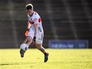 2 February 2025; Mayo goalkeeper Colm Reape on the attack in the Galway half of the pitch during the Allianz Football League Division 1 match between Mayo and Galway at Hastings Insurance MacHale Park in Castlebar, Mayo. Photo by Piaras Ó Mídheach/Sportsfile