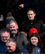 2 February 2025; Former Mayo footballer and current Fine Gael TD Alan Dillon, who is Minister of State at the Department of Enterprise, Trade and Employment, in attendance at the Allianz Football League Division 1 match between Mayo and Galway at Hastings Insurance MacHale Park in Castlebar, Mayo. Photo by Piaras Ó Mídheach/Sportsfile