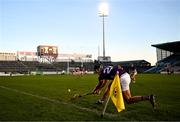 2 February 2025; Jack O’Connor of Wexford takes a sideline cut during the Allianz Hurling League Division 1A match between Tipperary and Wexford at FBD Semple Stadium in Thurles, Tipperary. Photo by Brendan Moran/Sportsfile