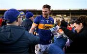 2 February 2025; Michael Breen of Tipperary is congratulated by supporters after the Allianz Hurling League Division 1A match between Tipperary and Wexford at FBD Semple Stadium in Thurles, Tipperary. Photo by Brendan Moran/Sportsfile