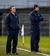 2 February 2025; Wexford coach David Franks, left, and manager Keith Rossiter during the Allianz Hurling League Division 1A match between Tipperary and Wexford at FBD Semple Stadium in Thurles, Tipperary. Photo by Brendan Moran/Sportsfile