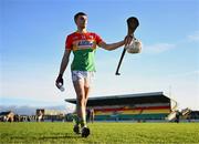 2 February 2025; Paddy Boland of Carlow after his side's victory in the Allianz Hurling League Division 1B match between Carlow and Waterford at Netwatch Cullen Park in Carlow. Photo by Stephen Marken/Sportsfile