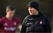 2 February 2025; Derry manager Paddy Tally before the Allianz Football League Division 1 match between Derry and Kerry at Celtic Park in Derry. Photo by Stephen McCarthy/Sportsfile