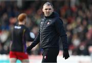 2 February 2025; Derry selector Kevin McGuckin before the Allianz Football League Division 1 match between Derry and Kerry at Celtic Park in Derry. Photo by Stephen McCarthy/Sportsfile