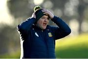 2 February 2025; Meath manager Robbie Brennan during the Allianz Football League Division 2 match between Meath and Cavan at Páirc Tailteann in Navan, Meath. Photo by Tyler Miller/Sportsfile