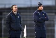 2 February 2025; Wexford manager Keith Rossiter, right anc coach David Franks during the Allianz Hurling League Division 1A match between Tipperary and Wexford at FBD Semple Stadium in Thurles, Tipperary. Photo by Brendan Moran/Sportsfile