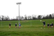 3 February 2025; Waterford players warm-up before the 2025 Lidl Ladies National Football League Division 1 match between Waterford and Kerry at SETU Waterford in Carriganore, Waterford. Photo by Piaras Ó Mídheach/Sportsfile