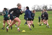 3 February 2025; Niamh Ni Chonchúir of Kerry warms-up before the 2025 Lidl Ladies National Football League Division 1 match between Waterford and Kerry at SETU Waterford in Carriganore, Waterford. Photo by Piaras Ó Mídheach/Sportsfile