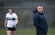 3 February 2025; Kerry manager Mark Bourke before the 2025 Lidl Ladies National Football League Division 1 match between Waterford and Kerry at SETU Waterford in Carriganore, Waterford. Photo by Piaras Ó Mídheach/Sportsfile