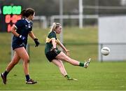 3 February 2025; Niamh Carmody of Kerry in action against Áine O’Neill of Waterford during the 2025 Lidl Ladies National Football League Division 1 match between Waterford and Kerry at SETU Waterford in Carriganore, Waterford. Photo by Piaras Ó Mídheach/Sportsfile