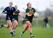3 February 2025; Katie Brosnan of Kerry gets away from Maeve Ryan of Waterford during the 2025 Lidl Ladies National Football League Division 1 match between Waterford and Kerry at SETU Waterford in Carriganore, Waterford. Photo by Piaras Ó Mídheach/Sportsfile