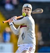 2 February 2025; Darach Fahy of Galway during the Allianz Hurling League Division 1A match between Kilkenny and Galway at UPMC Nowlan Park in Kilkenny. Photo by David Fitzgerald/Sportsfile