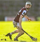 2 February 2025; Declan McLoughlin of Galway during the Allianz Hurling League Division 1A match between Kilkenny and Galway at UPMC Nowlan Park in Kilkenny. Photo by David Fitzgerald/Sportsfile