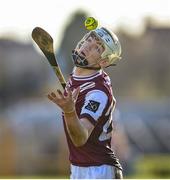 2 February 2025; Declan McLoughlin of Galway during the Allianz Hurling League Division 1A match between Kilkenny and Galway at UPMC Nowlan Park in Kilkenny. Photo by David Fitzgerald/Sportsfile
