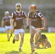 2 February 2025; Conor Whelan of Galway during the Allianz Hurling League Division 1A match between Kilkenny and Galway at UPMC Nowlan Park in Kilkenny. Photo by David Fitzgerald/Sportsfile