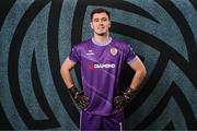 3 February 2025; Goalkeeper Brian Maher during a Derry City FC squad portraits session at Owenbeg Derry GAA Centre in Dungiven, Derry. Photo by Stephen McCarthy/Sportsfile