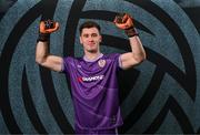 3 February 2025; Goalkeeper Brian Maher during a Derry City FC squad portraits session at Owenbeg Derry GAA Centre in Dungiven, Derry. Photo by Stephen McCarthy/Sportsfile
