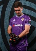 3 February 2025; Goalkeeper Brian Maher during a Derry City FC squad portraits session at Owenbeg Derry GAA Centre in Dungiven, Derry. Photo by Stephen McCarthy/Sportsfile