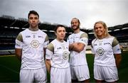 4 February 2025; Nestlé Health Science’s global leading brand Solgar, a provider of high-quality nutritional supplements, are pleased to announce an exciting new three-year partnership with the Gaelic Athletic Association (GAA) and the Gaelic Players Association (GPA), the representative body for inter-county Gaelic Games players, becoming the official vitamin partner of the GAA/GPA. Solgar will also become one of the title sponsors of the GAA Museum, home to the rich sporting, social and cultural history of Gaelic Games. Pictured at the launch are brand ambassadors, from left, Galway footballer Paul Conroy, Galway camogie player Niamh Mallon, Limerick hurler Tom Morrissey and Cork ladies footballer Katie Quirke. Photo by Ramsey Cardy/Sportsfile