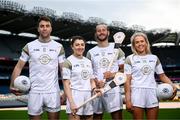 4 February 2025; Nestlé Health Science’s global leading brand Solgar, a provider of high-quality nutritional supplements, are pleased to announce an exciting new three-year partnership with the Gaelic Athletic Association (GAA) and the Gaelic Players Association (GPA), the representative body for inter-county Gaelic Games players, becoming the official vitamin partner of the GAA/GPA. Solgar will also become one of the title sponsors of the GAA Museum, home to the rich sporting, social and cultural history of Gaelic Games. Pictured at the launch are brand ambassadors, from left, Galway footballer Paul Conroy, Galway camogie player Niamh Mallon, Limerick hurler Tom Morrissey and Cork ladies footballer Katie Quirke. Photo by Ramsey Cardy/Sportsfile