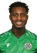 31 January 2025; Abel Alabi during a Kerry FC squad portrait session at Mounthawk Park in Tralee, Kerry. Photo by Brendan Moran/Sportsfile