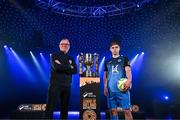 5 February 2025; Finn Harps manager Darren Murphy and Anto Dodd of Finn Harps during the SSE Airtricity Men’s Premier Division, SSE Airtricity Men’s First Division and SSE Airtricity Women’s Premier Division Launch 2025 at Mansion House in Dublin. Photo by Stephen McCarthy/Sportsfile