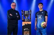 5 February 2025; Finn Harps manager Darren Murphy and Anto Dodd of Finn Harps during the SSE Airtricity Men’s Premier Division, SSE Airtricity Men’s First Division and SSE Airtricity Women’s Premier Division Launch 2025 at Mansion House in Dublin. Photo by Stephen McCarthy/Sportsfile