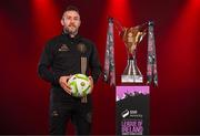 5 February 2025; Bohemians manager Alban Hysa during the SSE Airtricity Men’s Premier Division, SSE Airtricity Men’s First Division and SSE Airtricity Women’s Premier Division Launch 2025 at Mansion House in Dublin. Photo by Stephen McCarthy/Sportsfile