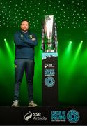 5 February 2025; Cork City manager Tim Clancy during the SSE Airtricity Men’s Premier Division, SSE Airtricity Men’s First Division and SSE Airtricity Women’s Premier Division Launch 2025 at Mansion House in Dublin. Photo by Stephen McCarthy/Sportsfile