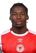 4 February 2025; Al-Amin Kazeem during a St Patrick's Athletic squad portraits session at Richmond Park in Dublin. Photo by Ramsey Cardy/Sportsfile