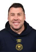 4 February 2025; Assistant coach Brian Gartland during a St Patrick's Athletic squad portraits session at Richmond Park in Dublin. Photo by Ramsey Cardy/Sportsfile