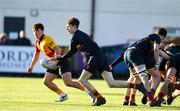 4 February 2025; Charles Lambert of Temple Carrig School during the Bank of Ireland Leinster Rugby Boys Schools Senior Cup First Round match between Temple Carrig School and St Fintan's High School at Castle Avenue in Dublin. Photo by Matt Browne/Sportsfile