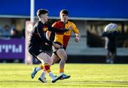 4 February 2025; Darragh Shanahan of Temple Carrig School during the Bank of Ireland Leinster Rugby Boys Schools Senior Cup First Round match between Temple Carrig School and St Fintan's High School at Castle Avenue in Dublin. Photo by Matt Browne/Sportsfile