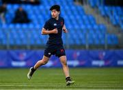 4 February 2025; Sean Lee of Wesley College during the Bank of Ireland Leinster Rugby Boys Schools Junior Cup First Round match between Wesley College and Gonzaga College at Energia Park in Dublin. Photo by Shauna Clinton/Sportsfile