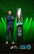 5 February 2025; Cork City manager Tim Clancy during the SSE Airtricity Men’s Premier Division, SSE Airtricity Men’s First Division and SSE Airtricity Women’s Premier Division Launch 2025 at Mansion House in Dublin. Photo by Stephen McCarthy/Sportsfile