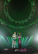 5 February 2025; Aine O'Gorman of Shamrock Rovers during the SSE Airtricity Men’s Premier Division, SSE Airtricity Men’s First Division and SSE Airtricity Women’s Premier Division Launch 2025 at Mansion House in Dublin. Photo by Stephen McCarthy/Sportsfile