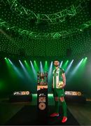 5 February 2025; Killian Cantwell of Bray Wanderers during the SSE Airtricity Men’s Premier Division, SSE Airtricity Men’s First Division and SSE Airtricity Women’s Premier Division Launch 2025 at Mansion House in Dublin. Photo by Stephen McCarthy/Sportsfile