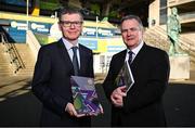 6 February 2025; In attendance are Ard Stiúrthóir of the GAA Tom Ryan, left, and Croke Park Stadium Director Peter McKenna before the GAA Annual Report media event at Croke Park in Dublin. Photo by Seb Daly/Sportsfile