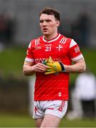2 February 2025; Sean Reynolds of Louth during the Allianz Football League Division 2 match between Louth and Roscommon at Integral GAA Grounds in Drogheda, Louth. Photo by Ben McShane/Sportsfile