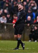 2 February 2025; Referee Conor Dourneen during the Allianz Football League Division 2 match between Louth and Roscommon at Integral GAA Grounds in Drogheda, Louth. Photo by Ben McShane/Sportsfile