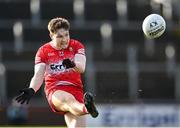 2 February 2025; Ethan Doherty of Derry during the Allianz Football League Division 1 match between Derry and Kerry at Celtic Park in Derry. Photo by Stephen McCarthy/Sportsfile
